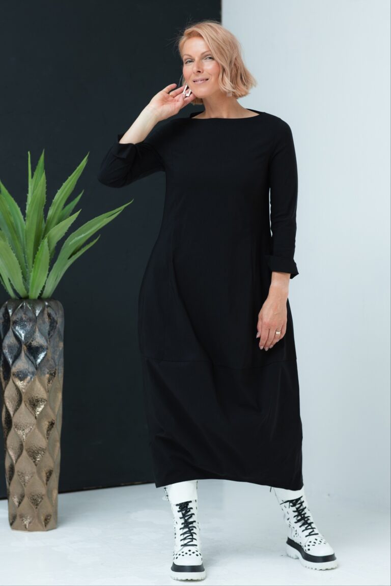 Midi-pituinen pallomekko Akarui