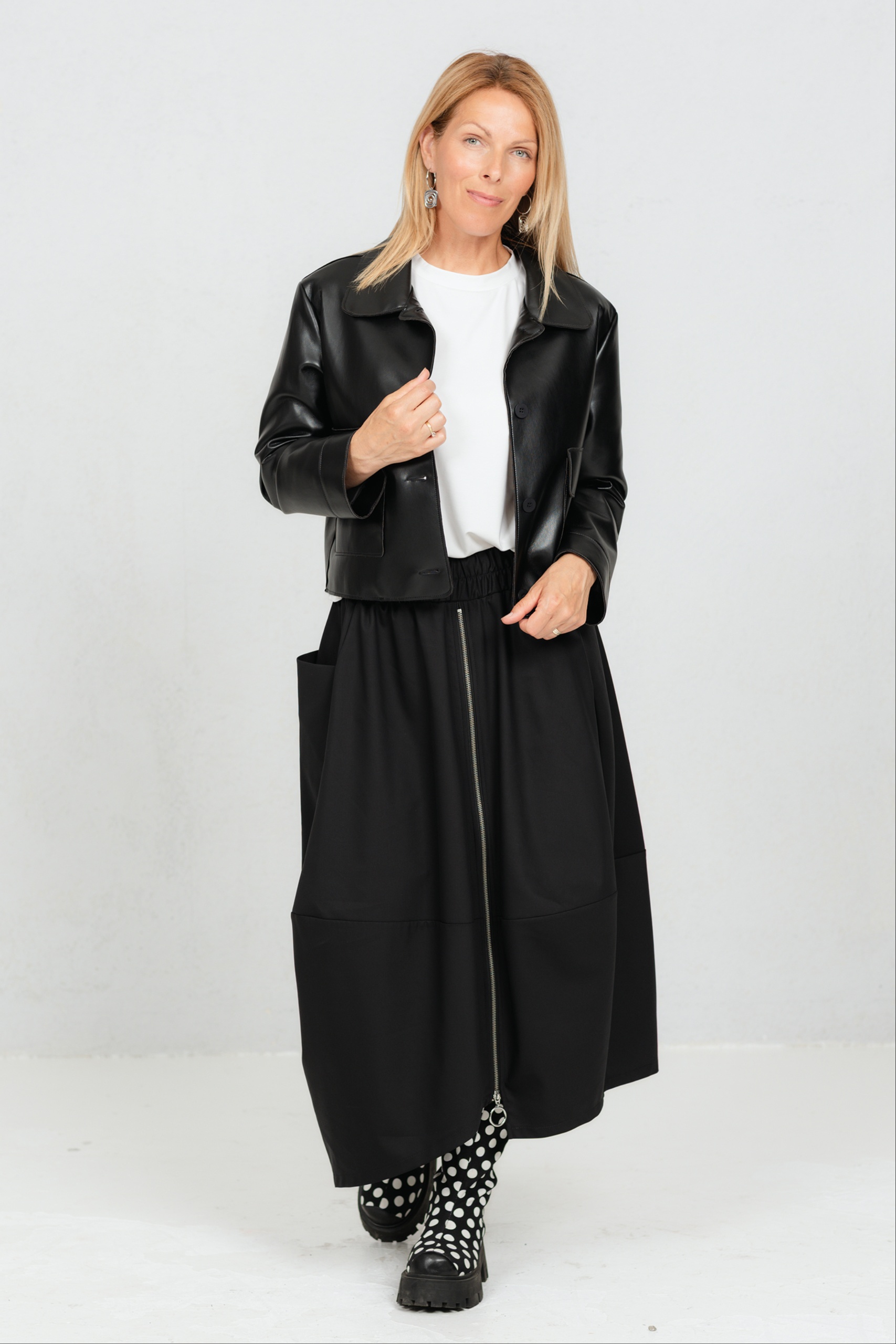 Kunstnahast jakk Tsuma + seelik Mimi