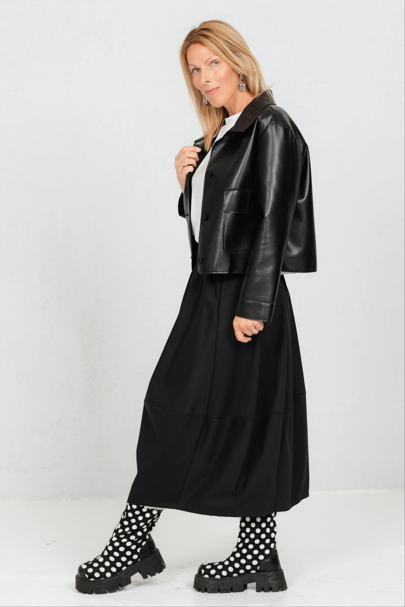 Kunstnahast jakk Tsuma + seelik Mimi