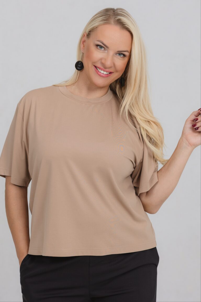 Lihtne beez T-särk Mikata