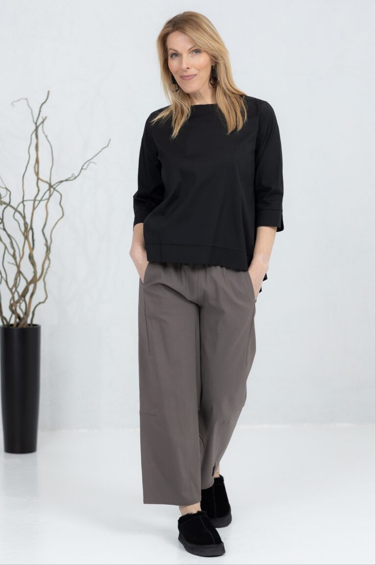 Uraban taupe püksid Miru + must Anata