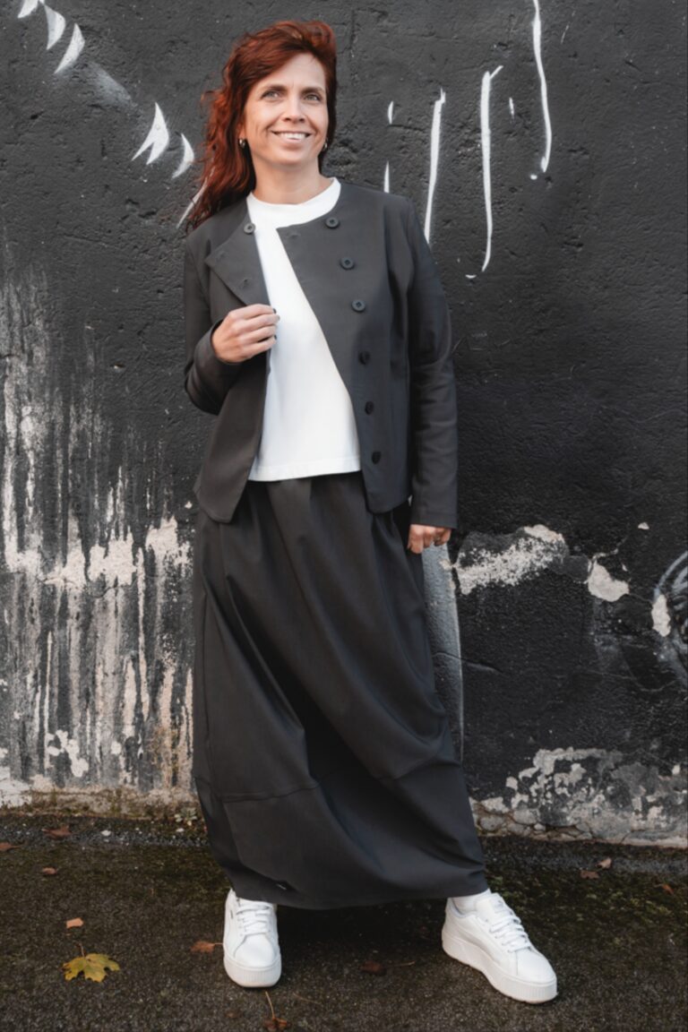 Tumehall seelik MIte + asümmeetriline jakk Fukumu