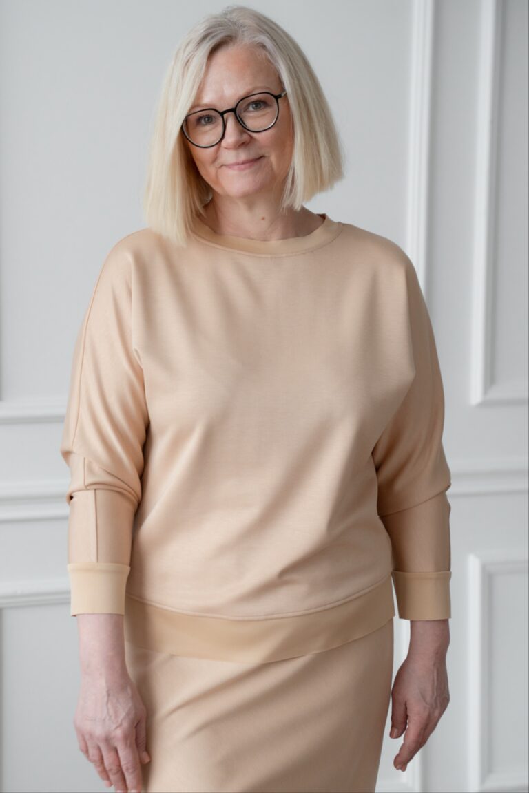 Scuba-viskoosipusero Fukai beez