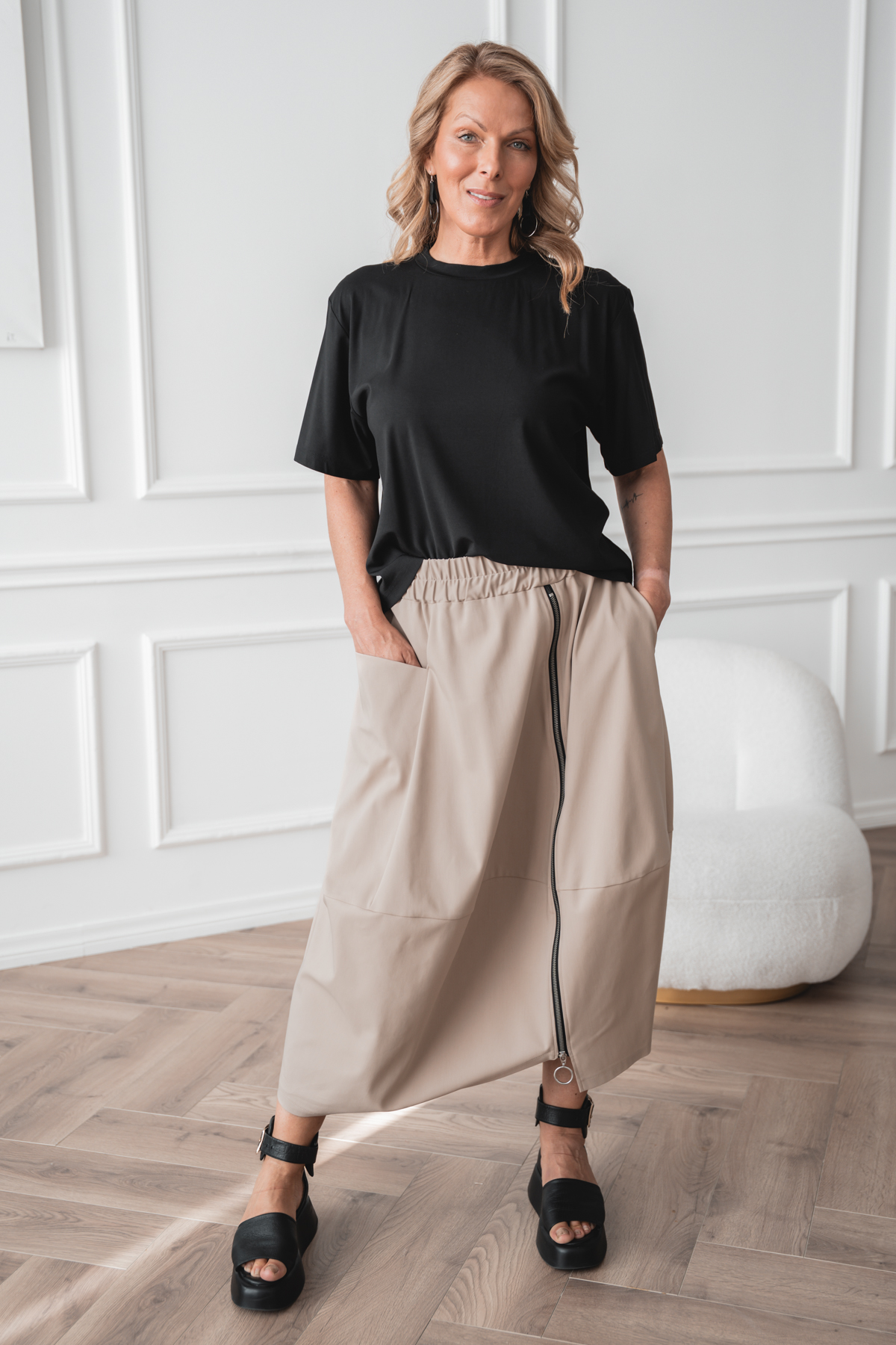 Beez midi hame vetoketjulla Kami